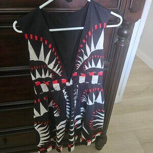 low cut retro dress mini